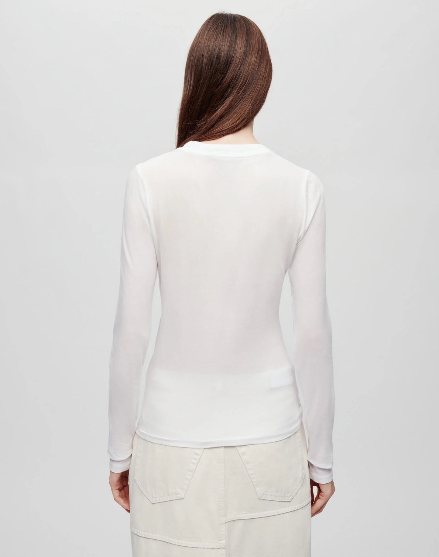 HANES SHEER LONG-SLEEVED TEE