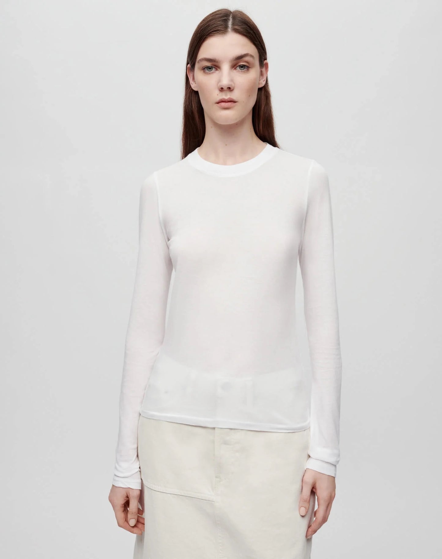 HANES SHEER LONG-SLEEVED TEE