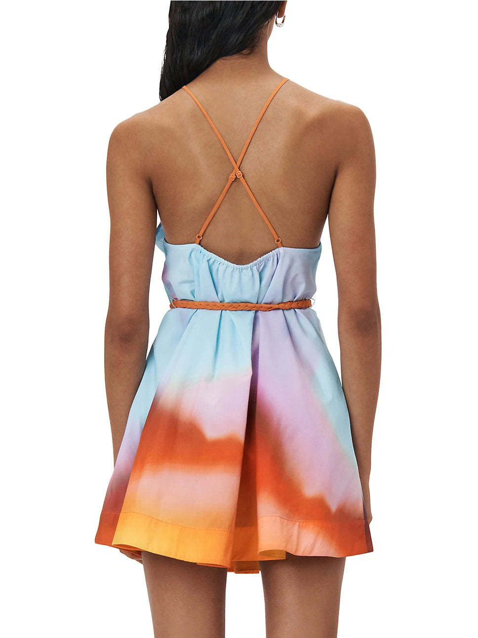 ODESSA SUNSET PRINT MINI TENT DRESSe