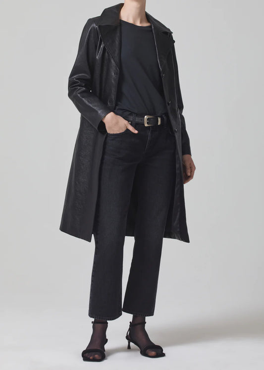 BAY LEATHER COAT