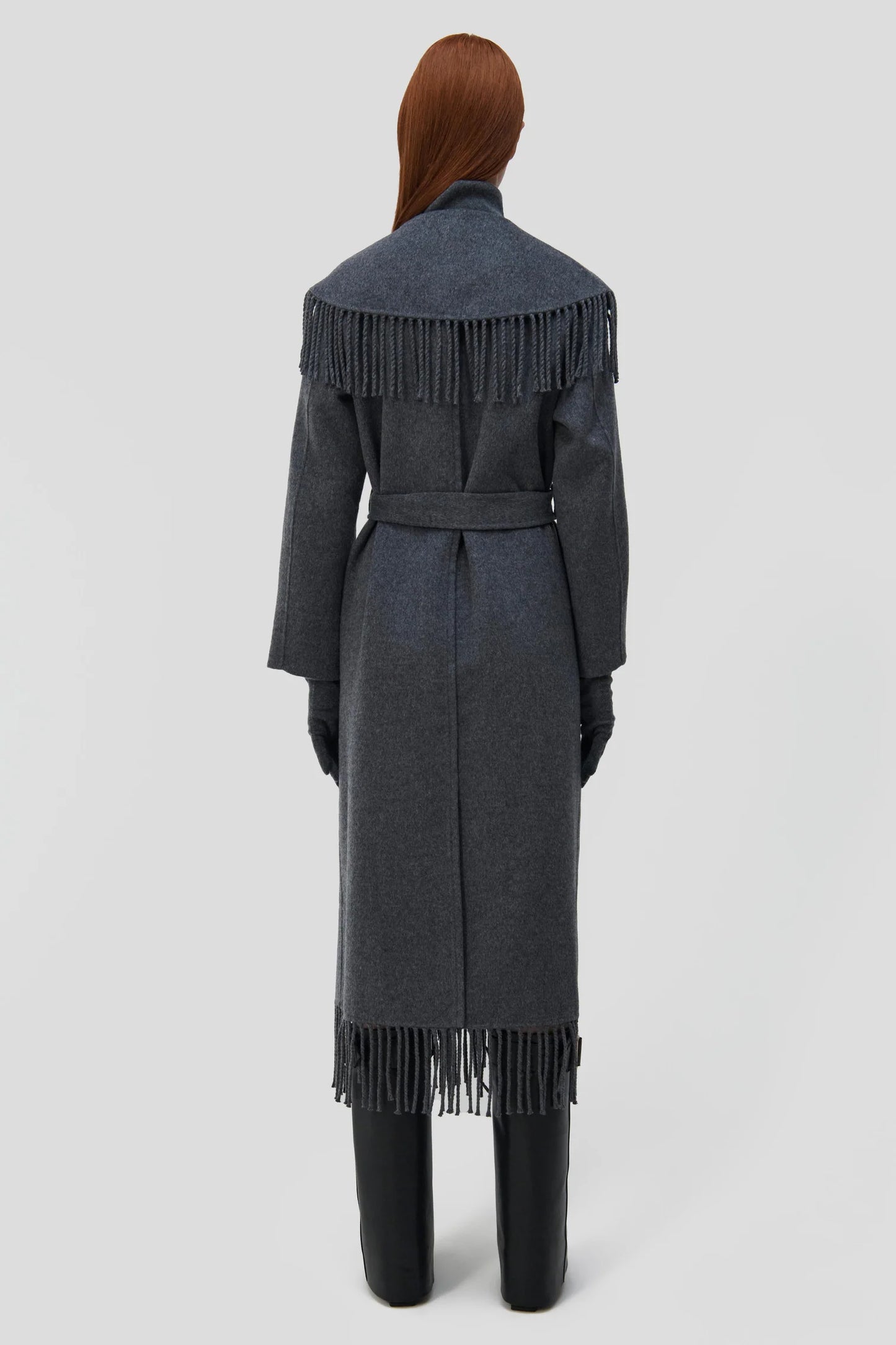 CARRIE FRINGE COAT