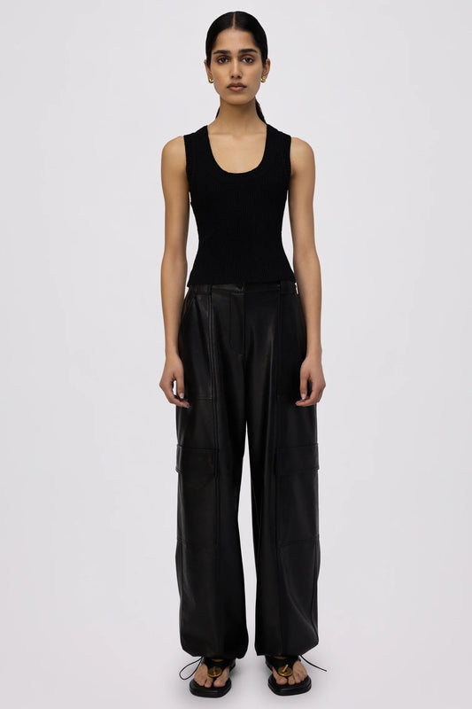 SOFIA VEGAN LEATHER PANT