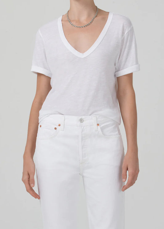 CECILIE VNECK TEE