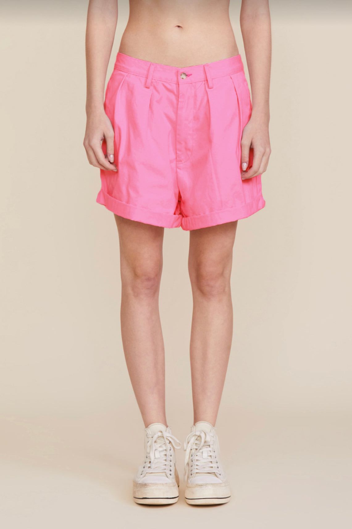 BLAIR DOUBLE PLEATED SHORT WITH CUFF