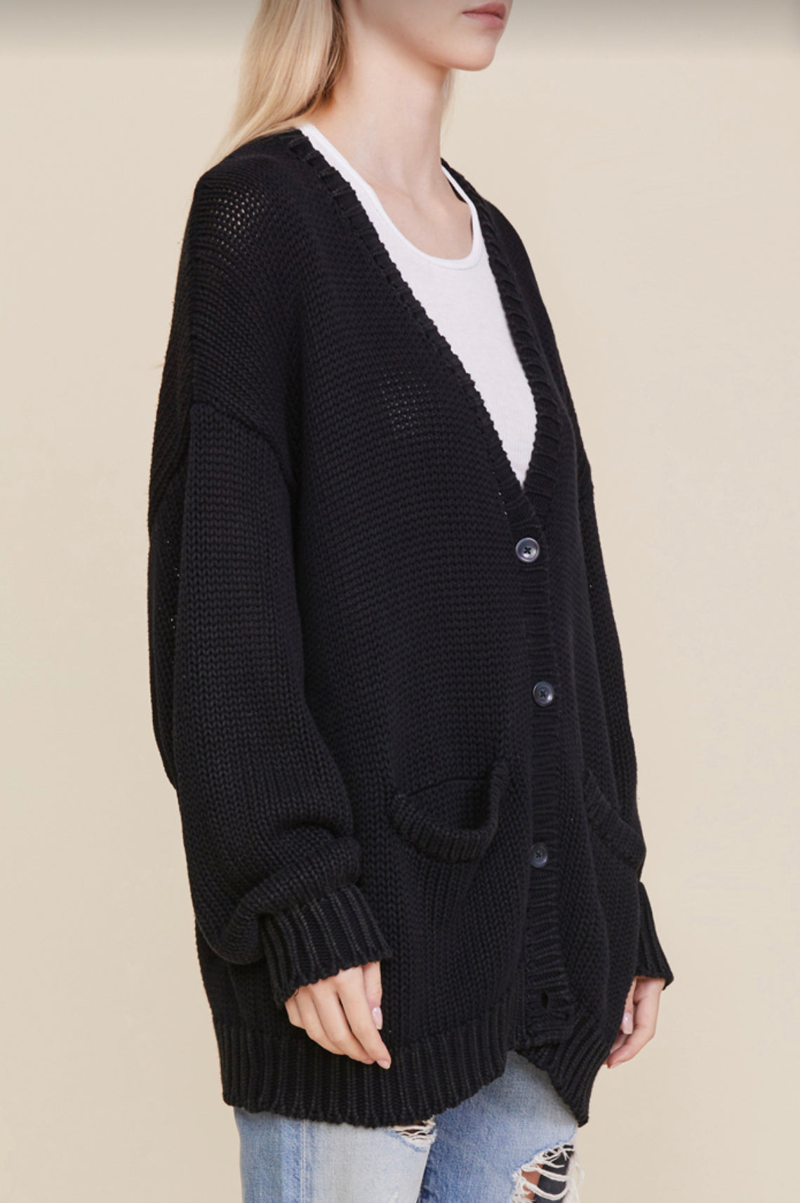 OVERSIZED BOXY CARDIGAN